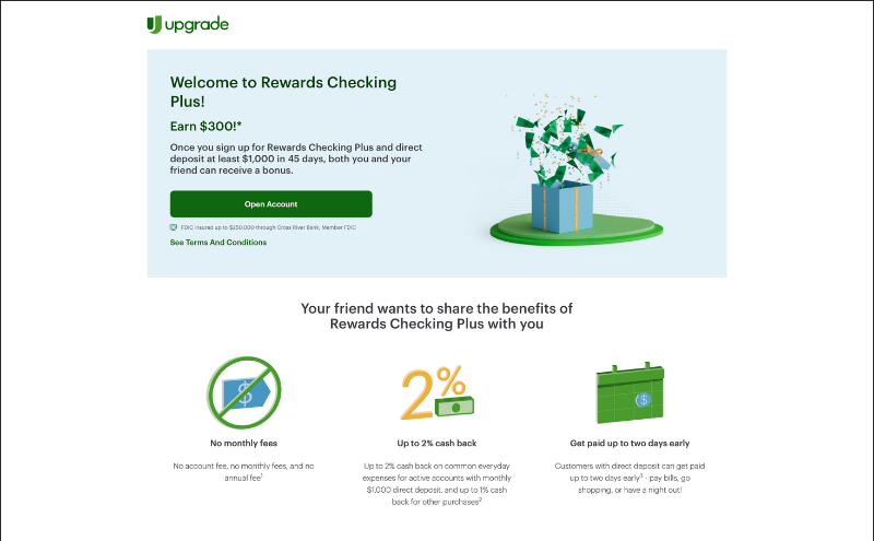 Upgrade - $200 Checking Bonus - Profitable Content