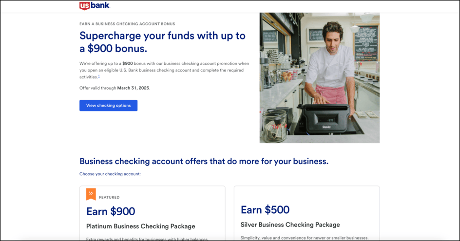 Usb Checking Bonus US Bank - $1,500 Business Checking Bonus - Profitable Content