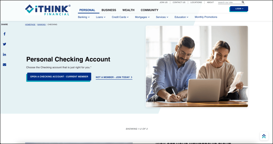 iThinkFinancial - $75 Checking Bonus - Profitable Content