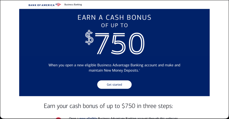 Bank of America - $750 Business Checking Bonus - Profitable Content